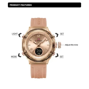 NAVIFORCE NF7109 Women’s Dual Display Watches