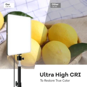 LED Video Light With Professional Tripod Stand and Remote Control