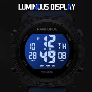 NAVIFORCE LCD Digital 3ATM Waterproof Watch